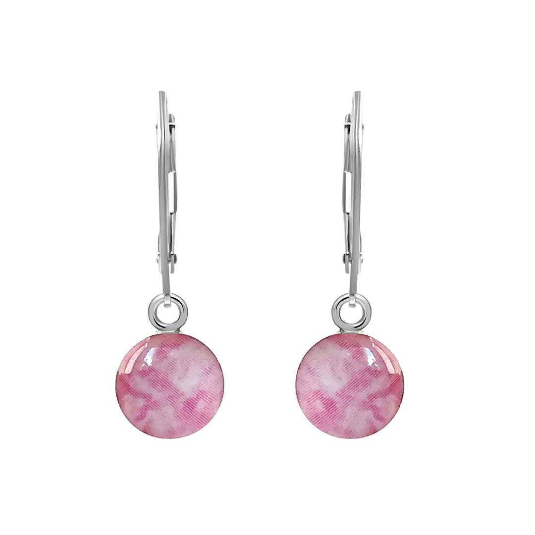 Breast cancer earrings swarovski deals